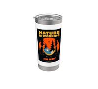 Friends. Nature is Working Vaso térmico de acero inoxidable de doble pared