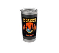 Friends. Nature is Working Vaso térmico de acero inoxidable de doble pared