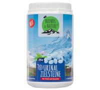 FRIENDS OF NATURE Piedras de lavabo para orinal, inodoro y orinal (1000 g), piedras para una frescura duradera, contra piedra caliza y orina, piedras aromáticas y ambientador para urinarios, limpiador