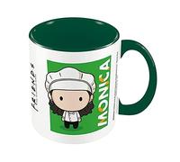 FRIENDS Pyramid International (Monica Chibi) - Taza de cerámica interior verde de 315 ml, tamaño único