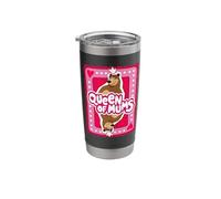 Friends. Queen of Mums Vaso térmico de acero inoxidable de doble pared