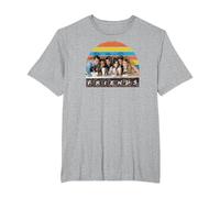 Friends Soda Fountain Camiseta, Hombre Tallas Grandes, Gris Jaspeado, 6X Alto