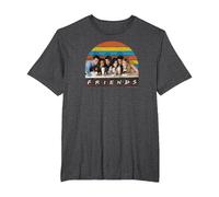 Friends Soda Fountain Camiseta, Hombre Tallas Grandes, Jaspeado Oscuro, 4X Alto