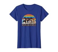 Friends Soda Fountain Camiseta, Mujer, Azul Real, S