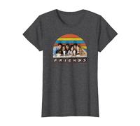 Friends Soda Fountain Camiseta, Mujer, Jaspeado Oscuro, S