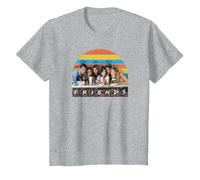 Friends Soda Fountain Camiseta, Niños, Gris Jaspeado, 6 años