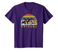 Friends Soda Fountain Camiseta, Niños, Morado, 8 años
