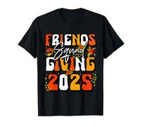 Friends Squad Giving 2025 Fall Autumn Thankful Thanksgiving Camiseta