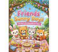 Friends Sunny Days: 50 Park Life Moments to Color (Little Friends Collection)