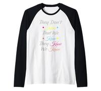 Friends They Don't Know Funny Graphic TV Vintage Cool Art Camiseta Manga Raglan