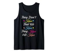 Friends They Don't Know Funny Graphic TV Vintage Cool Art Camiseta sin Mangas