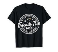 Friends Trip 2026 Great Times Memories Matching Group Vacati Camiseta