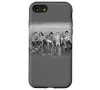 Friends TV Show Almuerzo en la Cima de un Rascacielos NYC Vintage Fan 90s Carcasa para iPhone SE (2020) / 7/8