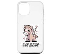 Friends Who Ride Bring Sunshine Cute Pony Carcasa para iPhone 12/12 Pro