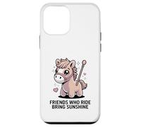 Friends Who Ride Bring Sunshine Cute Pony Carcasa para iPhone 12 Mini