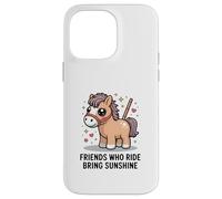 Friends Who Ride Bring Sunshine Cute Pony Carcasa para iPhone 14 Pro MAX