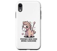 Friends Who Ride Bring Sunshine Cute Pony Carcasa para iPhone XR