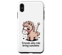 Friends Who Ride Bring Sunshine Cute Pony Carcasa para iPhone XS MAX