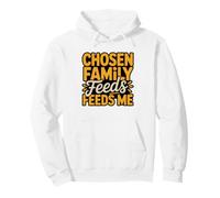 Friendsgiving Familia Elegida Acción De Gracias Entre Amigos Sudadera con Capucha