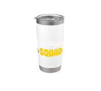 Friendsgiving Squad Funny Thanksgiving Happy Friendship Meme Vaso térmico de acero inoxidable de doble pared