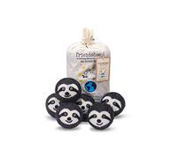 Friendsheep Bolas secadoras de Lana ecológicas - Perezoso - Hechas a Mano, Comercio Justo, orgánicas, sin Pelusa
