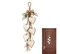 Friendship Christmas Ornament - Decoración de pared rústica de cuerda de