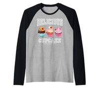 Friendship Forever Cupcakes, Birthday Cakes, Funny Cupcakes Camiseta Manga Raglan