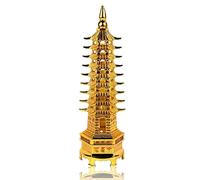 Frienemy Presents Vastu/Feng Shui Metal Education Tower A Feng Shui Remedio para La Educación Y El Éxito Académico para Niños Tamaño 6.5 Pulgadas (Color: Golden) #Frienemy-469
