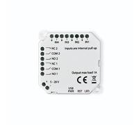 frient Módulo IO | Módulos de entradas/salidas | Módulo de conectividad para sistemas de domótica | Interfaz para dispositivos con cable | Zigbee | Funciona con Homey, Home Assistant y SmartThings