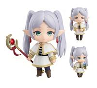 Frieren Figura 10CM Q Ver. Estatua de manga Frieren Figura de acción Modelo Decoración PVC Regalo coleccionable