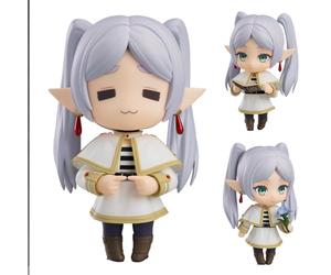 Frieren más allá del Final del Viaje Figura Frieren Figura de acción móvil con Accesorios Linda Mini Estatua Modelo de PVC Escritorio × Decorar Colecciones