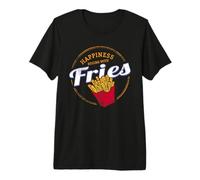Fries Merienda Papas Fritas Vintage Papas Fritas Retro Papa Camiseta Premium