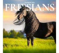 Friesian Horses 2026 Calendar: Elegant Black Beauties and Majestic Power