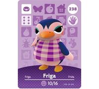 Friga - Tarjeta Amiibo de Nintendo Animal Crossing Happy Home Designer - 238