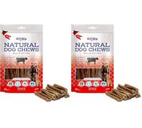 Frigera Tendón De Toro 12cm 100g - Carne De Vacuno, Snacks Naturales para Perros, Ricos En Proteínas, Sin Gluten Y Sin Cereales, Sin Aditivos (Paquete de 2)