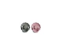 Pack Chupete Daisy French Gray/ Baby Pink Tamaño 1