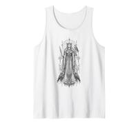 Frigg Diosa Nórdica Cuervo Runa Reina de la Mitología Asgard Camiseta sin Mangas