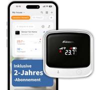 Frigga Termómetro inteligente S0 4G | no necesita wifi, aplicación y alarma | Teléfono móvil 4G + WiFi Dual Conectividad, App en tiempo real y alarma por correo electrónico, alarma de apagón