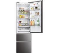 Haier HTW5620CNMP - Frigorífico Combi 3D 3 Puertas NoFrost 205x66.7x59.5Cm Inox Oscuro C