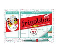 Frigobloc - le calendrier hebdo maxi-aimanté pour se simplifier la vie: De septembre 2026 à décenbre 2027, avec 1 stylo 4 couleurs