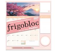 Frigobloc Pour une année positive: Le calendrier maxi-aimanté pour se simplifier la vie ! De septembre 2026 à décembre 2027, avec 1 crayon