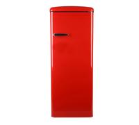 Frigorífico 1 puerta Rojo estilo vintage 214L