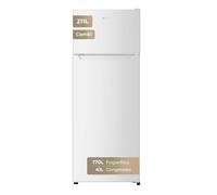 Frigorífico 2 puertas evvo f40, 170 l + 41 l, 142,8 cm, clase e, blanco