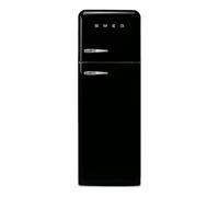 Frigorífico 2 puertas Smeg FAB30RBL5 - Negro, Libre instalación, 294 L