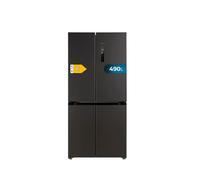Cecotec frigorífico americano 4 puertas dark de 490 l coolmarket 4d 4