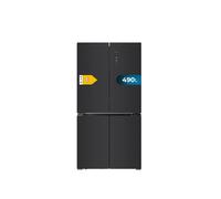 Cecotec Bolero CoolMarket 4D 490 Frigorífico Americano No Frost E Negro Cristal