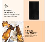 Frigorífico Alleinversorger 91 litros, 2 niveles termostato de 5 niveles para compartimento de hielo Klarstein