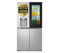 Frigorífico American Combi | LG GMG961MBKE, InstaView™, Sin toma de agua, Clasificación E, 638 L, Acero texturizado antihuellas - GMG961MBKE