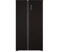 Frigorífico Americano BOMANN Kombi SBS Total No Frost 177 cm 442L E Negro LED Pantalla Alarma