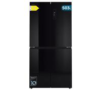 Frigorífico Americano Cecotec Bolero CoolMarket 4D 503 Total No Frost 177,5cm 503L D Negro Cristal